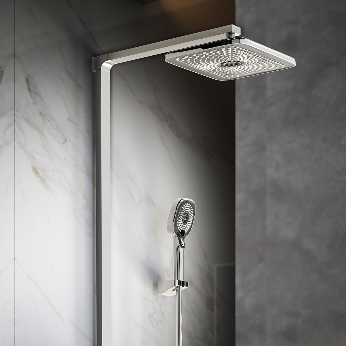 Душевая стойка Vincea Inspire VSFS-3I13TCH настенная цвет хром