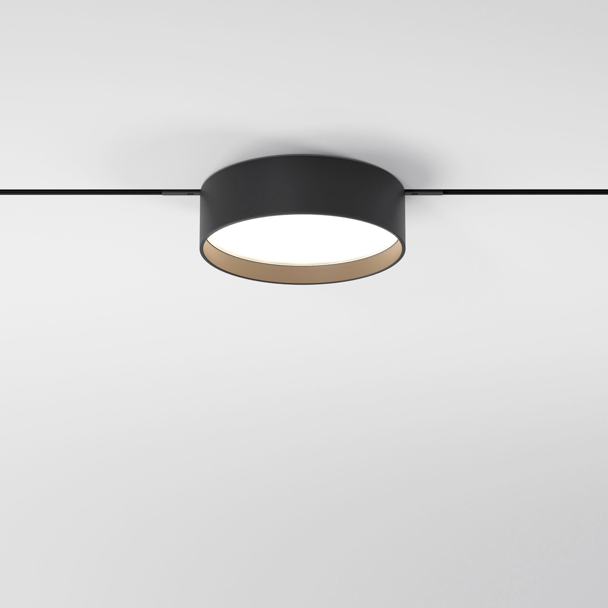 Mini Magnetic Трековый светильник 12W 3000K черный