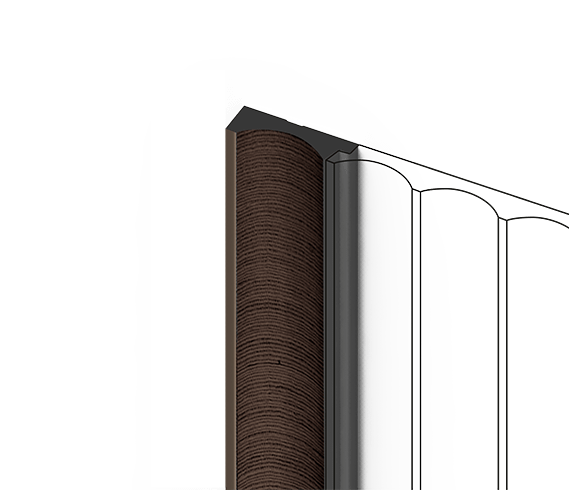 Финишный молдинг LF139A BR354 HIWOOD