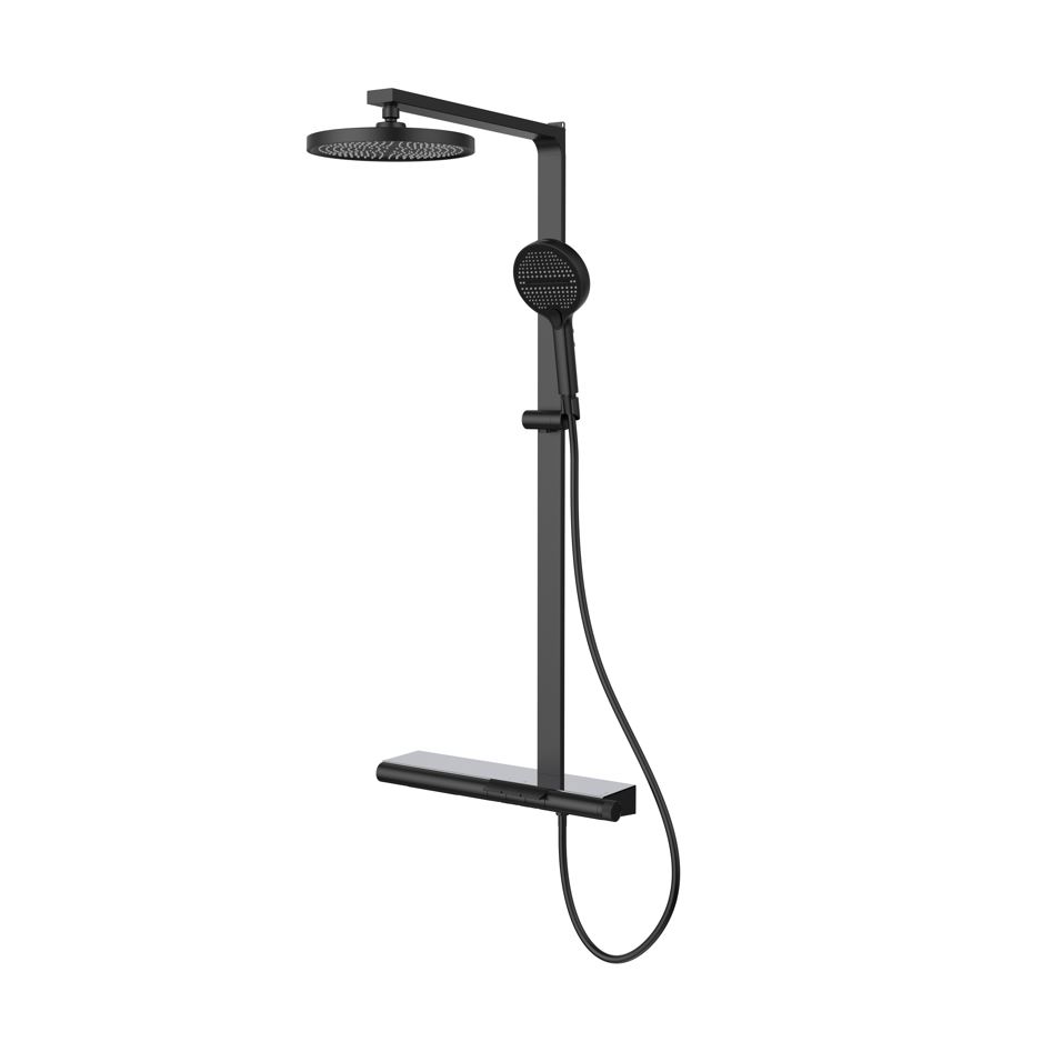 Душевая стойка Vincea Aspire VSFS-4AS1MB настенная цвет черный