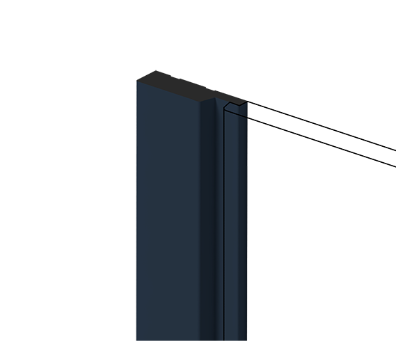 Финишный молдинг LF124A BU22 HIWOOD