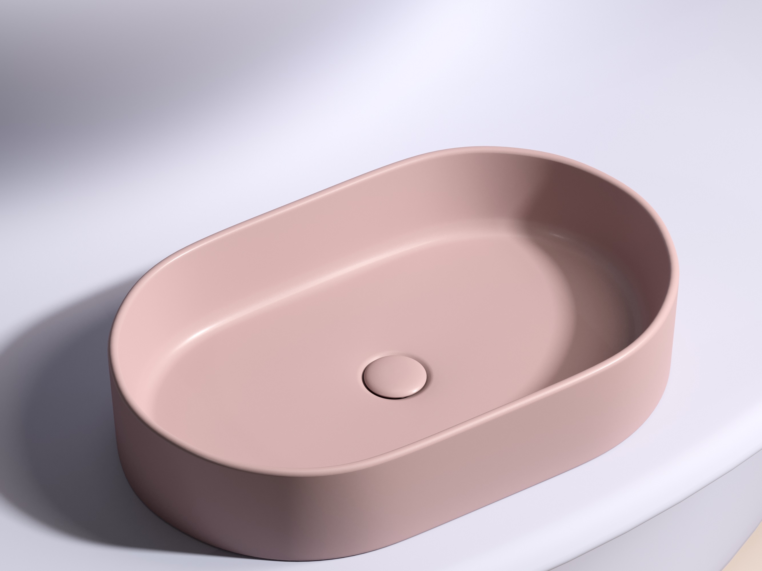 Умывальник чаша накладная овальная CN6048MP
