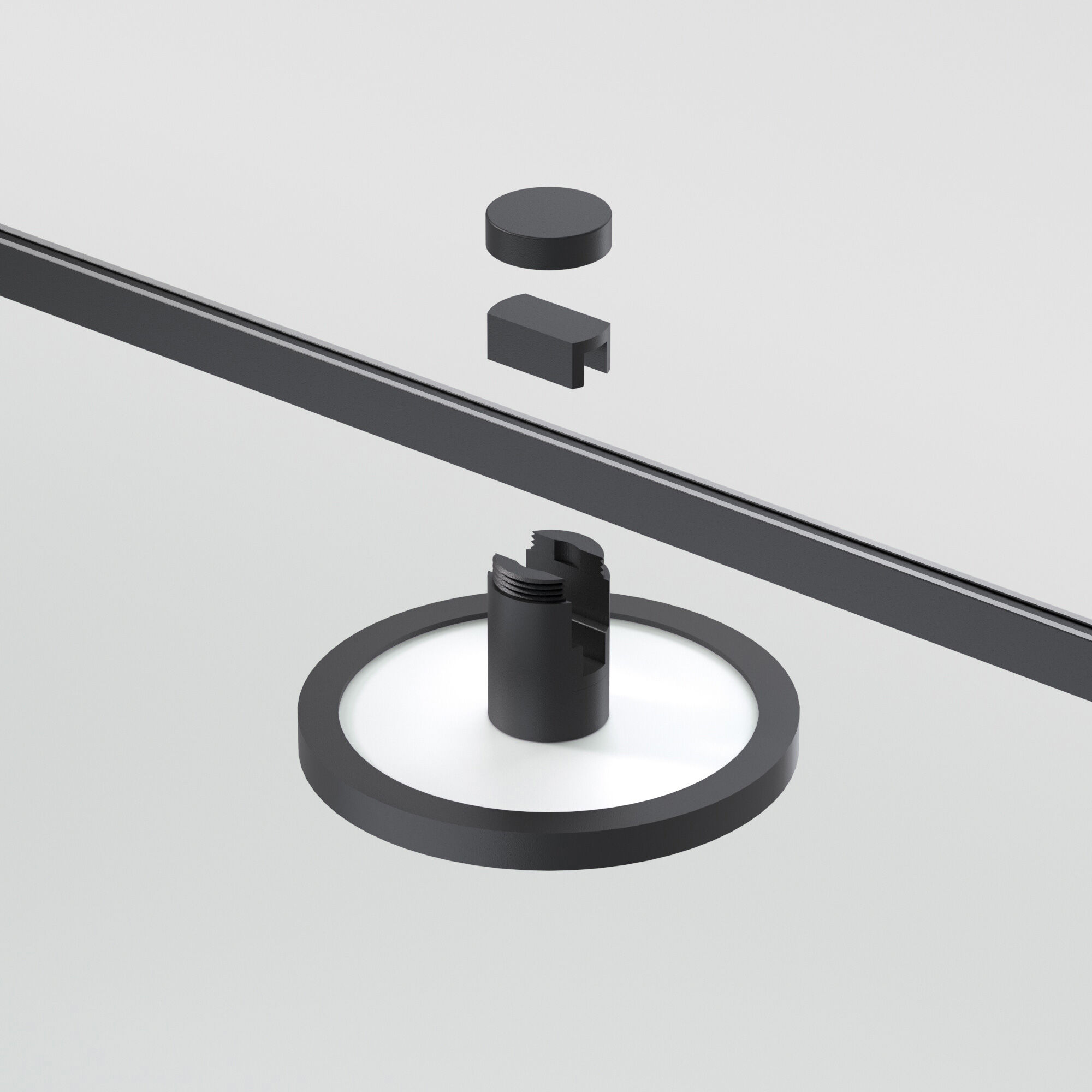 Esthetic Magnetic Трековый светильник 7W 3000K чёрный