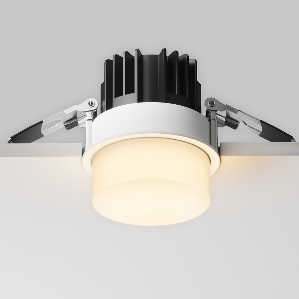 Встраиваемый светильник Maytoni Nude 3000K 12Вт 180° IP 20 DL065-12W3K-W