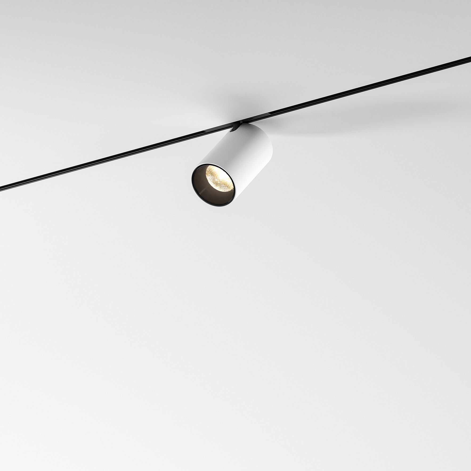 Mini Magnetic Трековый поворотный светильник 5W 3000K белый/черный