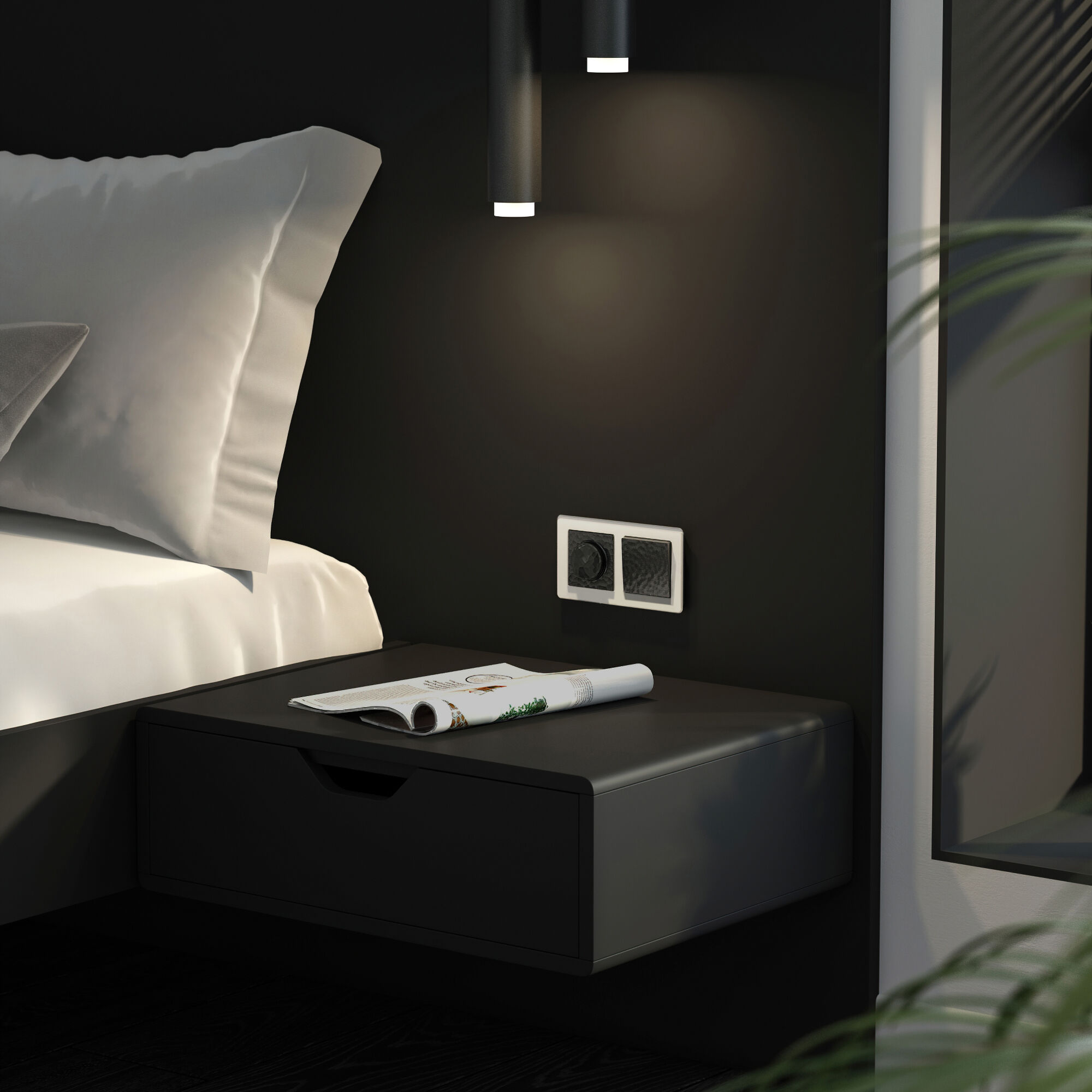 Диммер (черный) Werkel