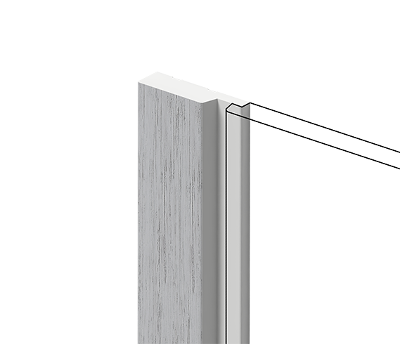 Финишный молдинг LF124A W36 HIWOOD