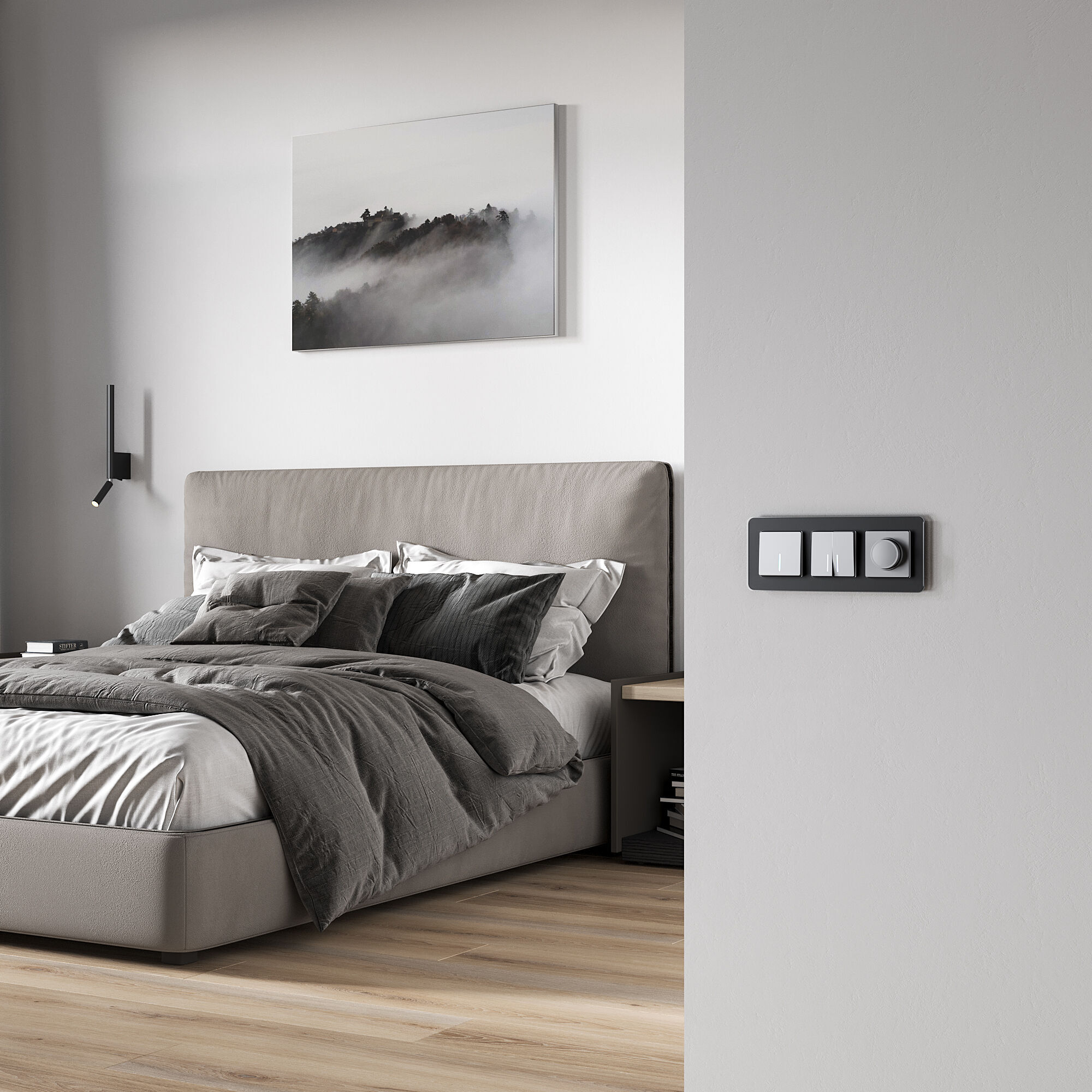 Диммер (серебряный матовый) Werkel