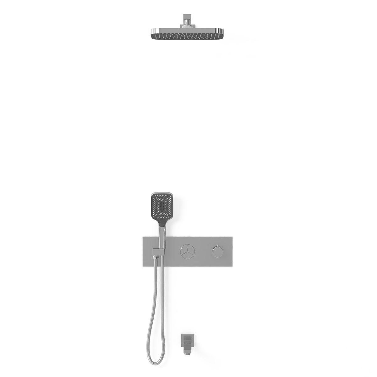 Душевая система Vincea VSFW-432T1CH встраиваемая в стену цвет хром