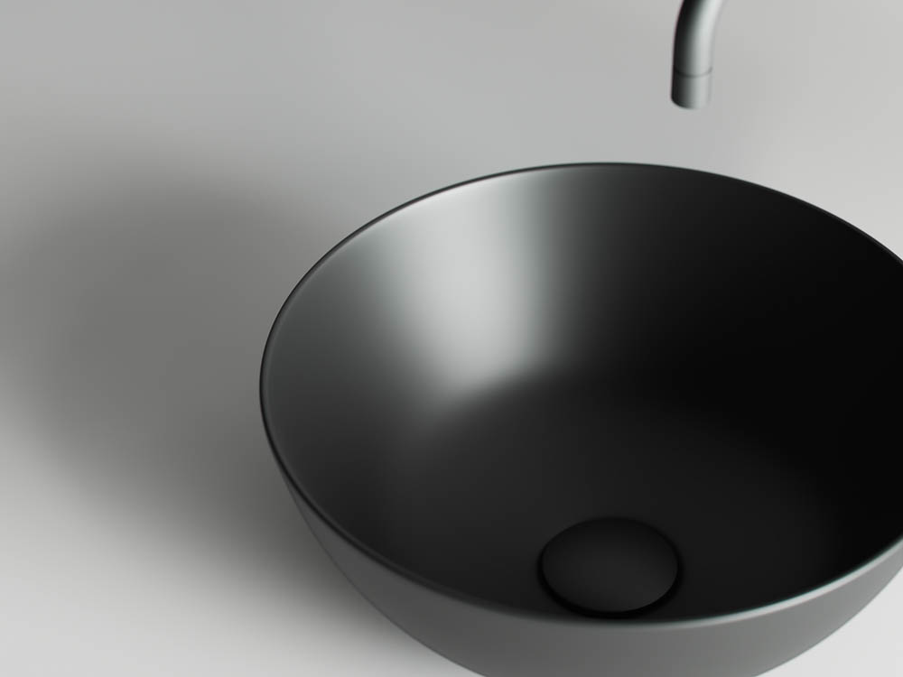 Умывальник чаша накладная круглая CN6004