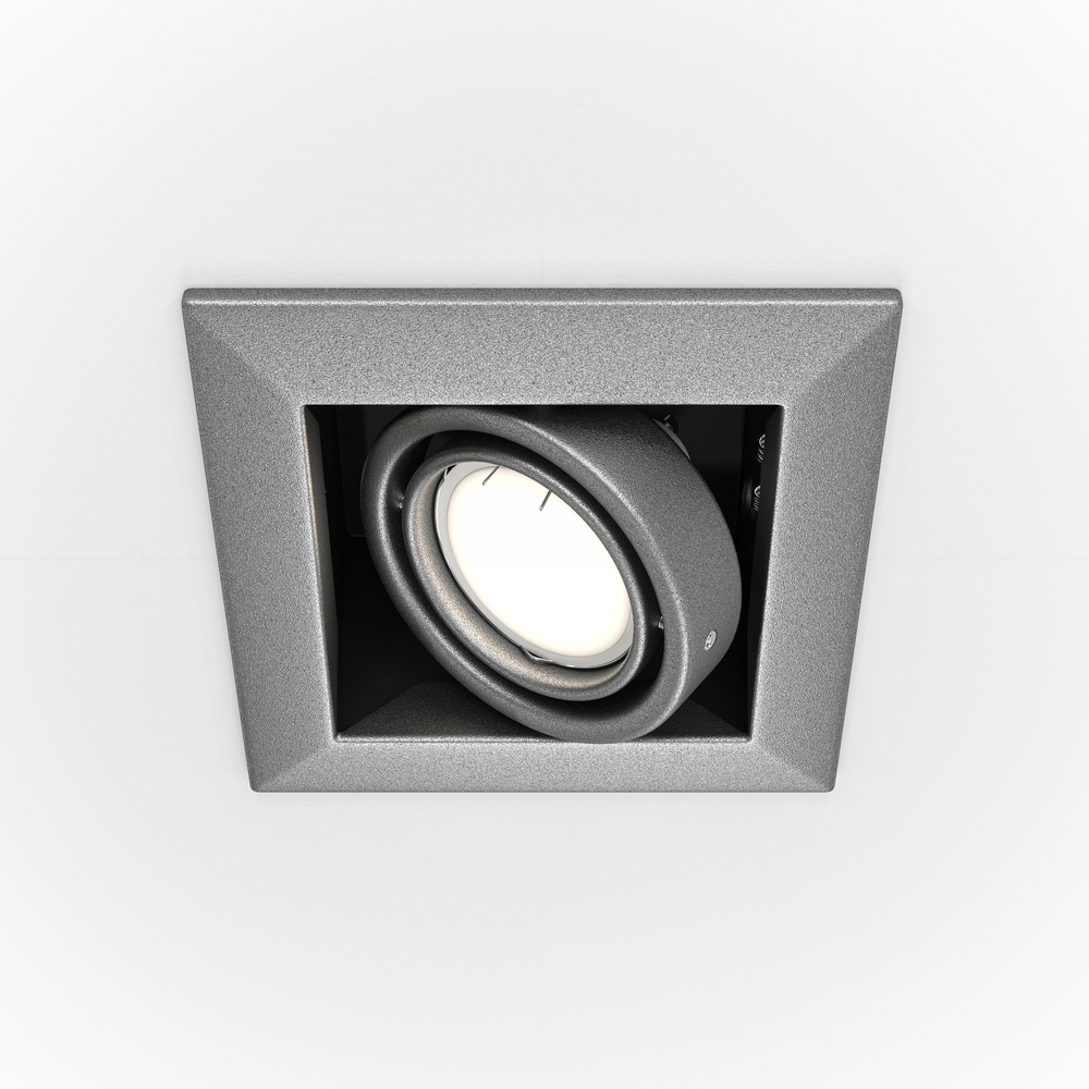 Встраиваемый светильник Maytoni Metal Modern GU10 1x10Вт DL008-2-01-S