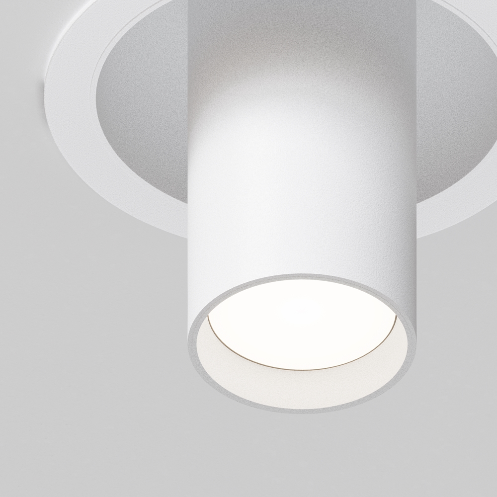 Встраиваемый светильник Maytoni Focus S GU10 1x10Вт C048CL-01-GU10-W