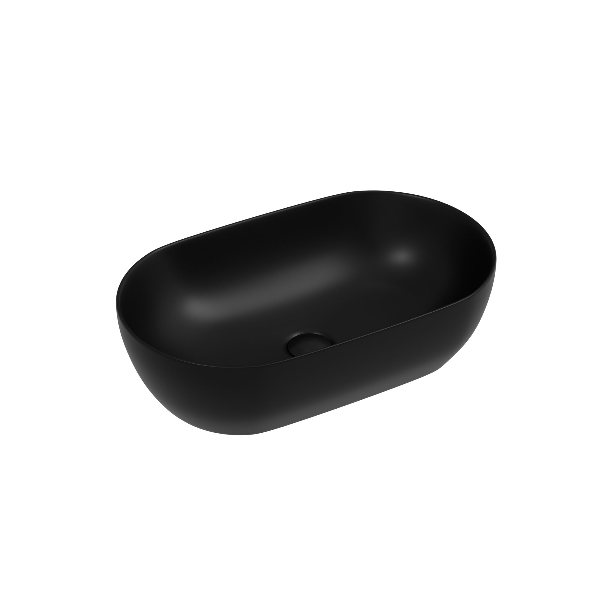 Раковина накладная овальной формы CN12001MB