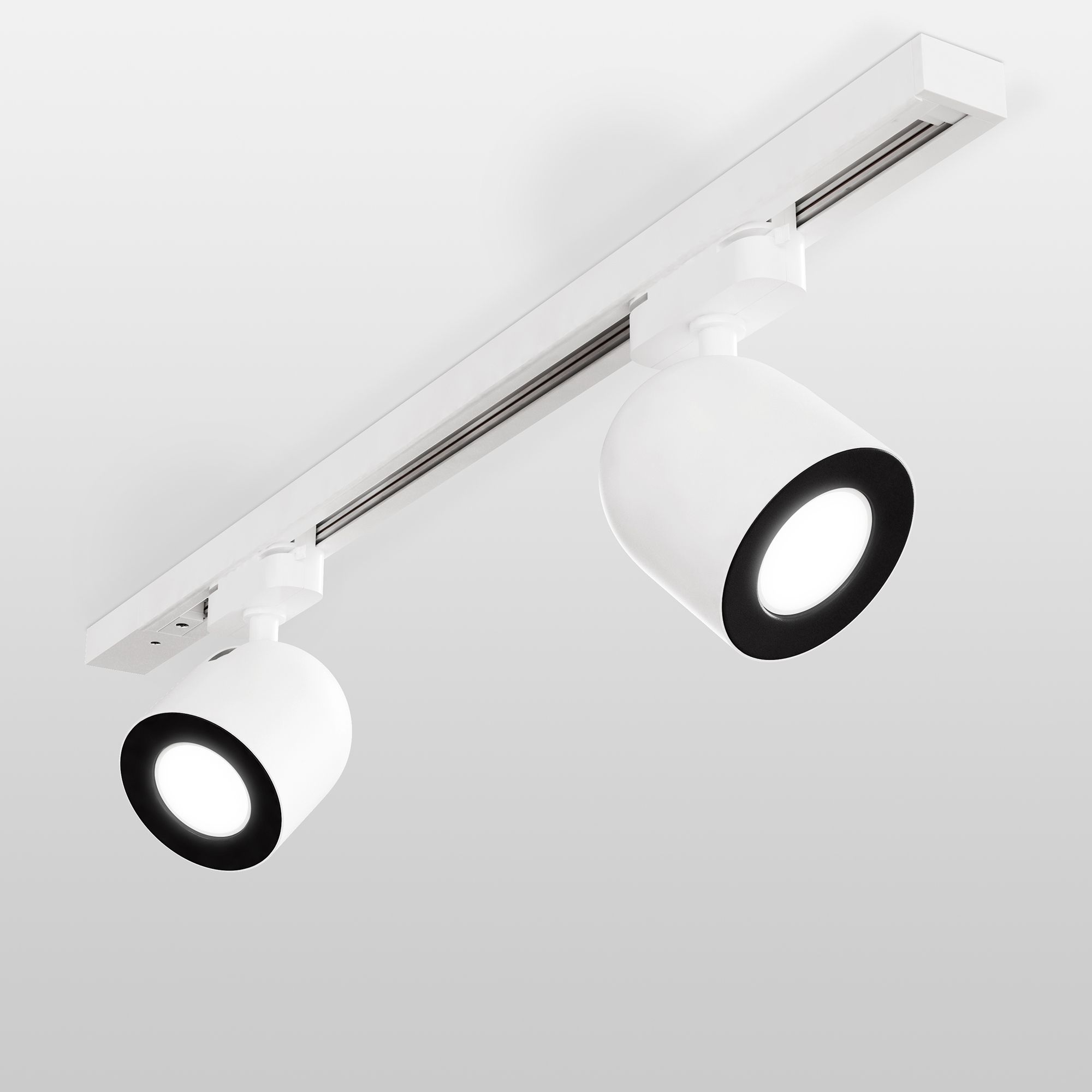 Basic System Трековый поворотный светильник GU10 Ogma белый