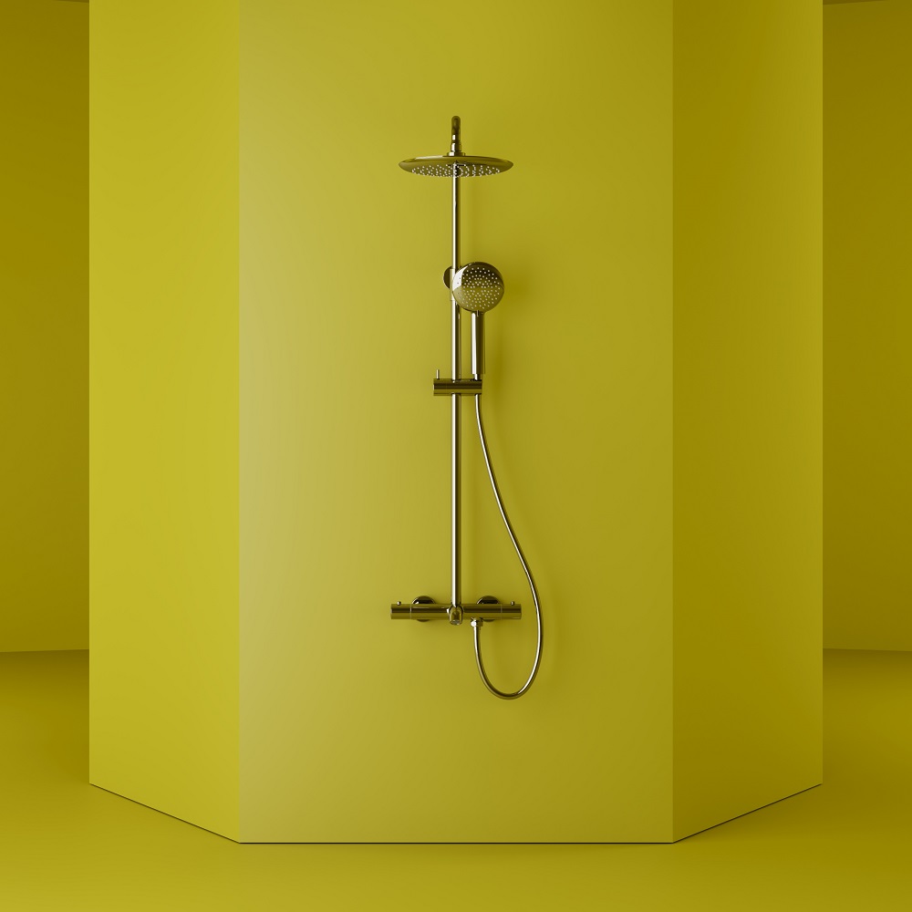 Душевая стойка Sancos Game с термостатом хром SC3001CH