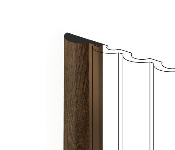 Финишный молдинг LF140A BR489G HIWOOD