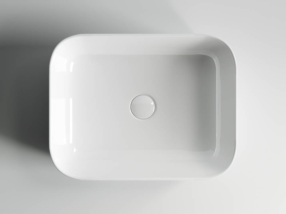 Умывальник чаша накладная прямоугольная CN6011