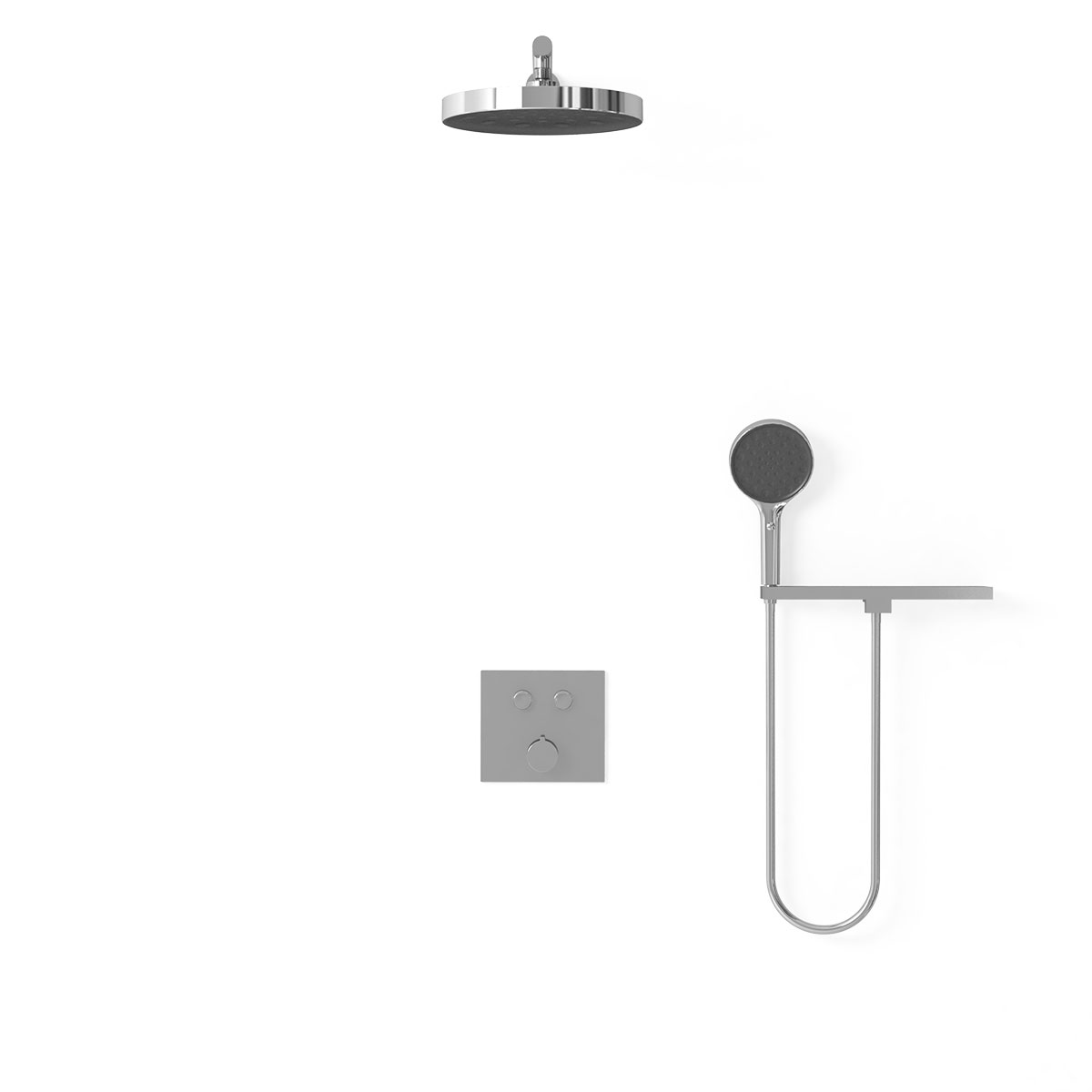 Душевая система Vincea VSFW-4I212RCH встраиваемая в стену цвет хром