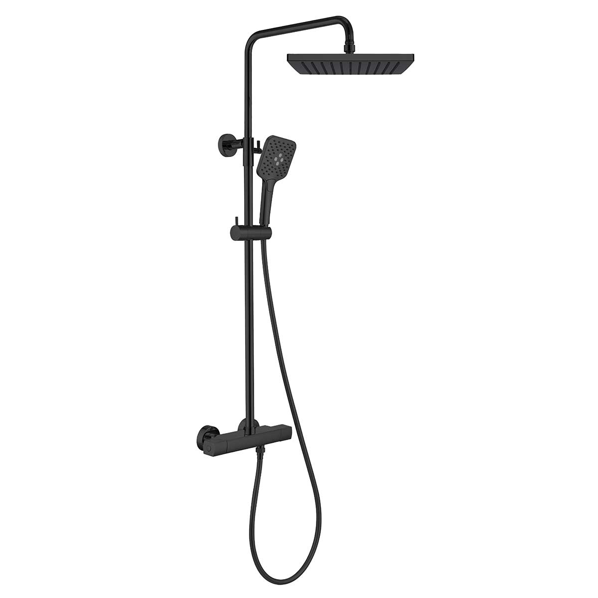 Душевая стойка Vincea Next VSFS-1N0TMB настенная цвет черный