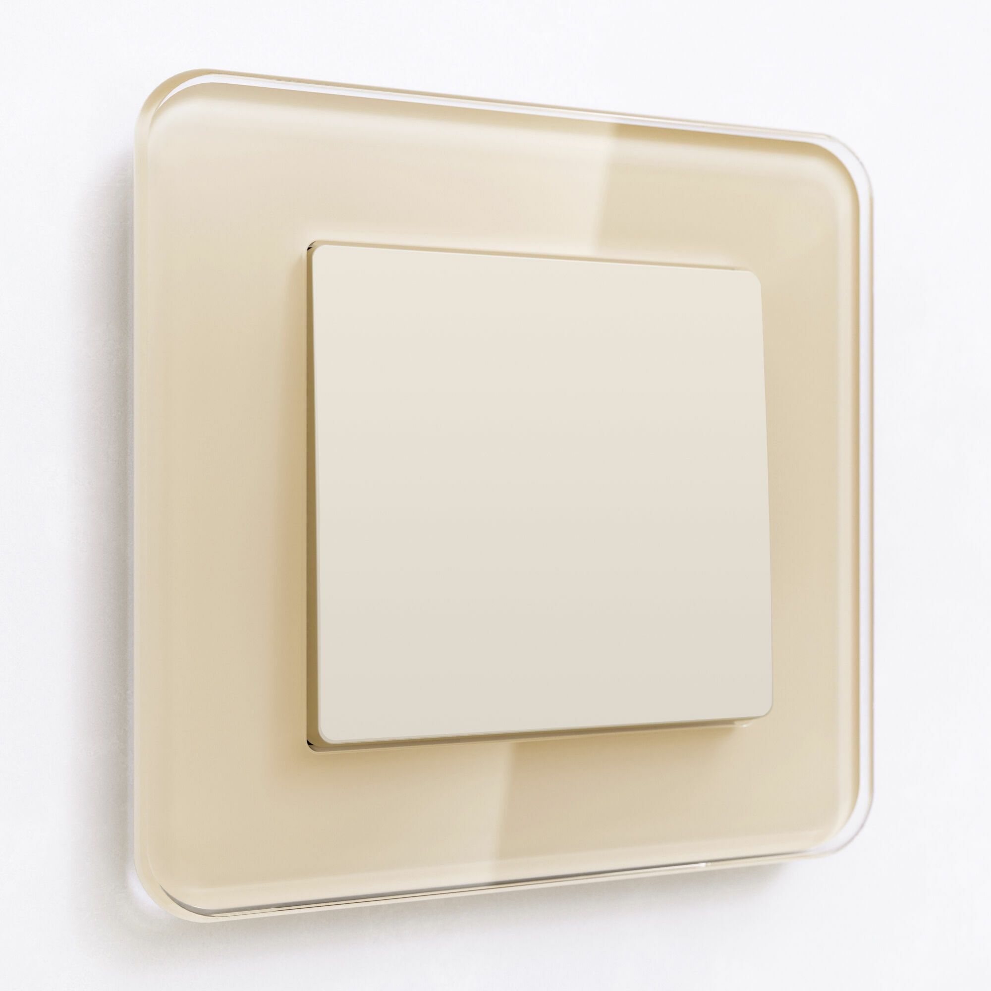 Выключатель одноклавишный (айвори матовый) Werkel