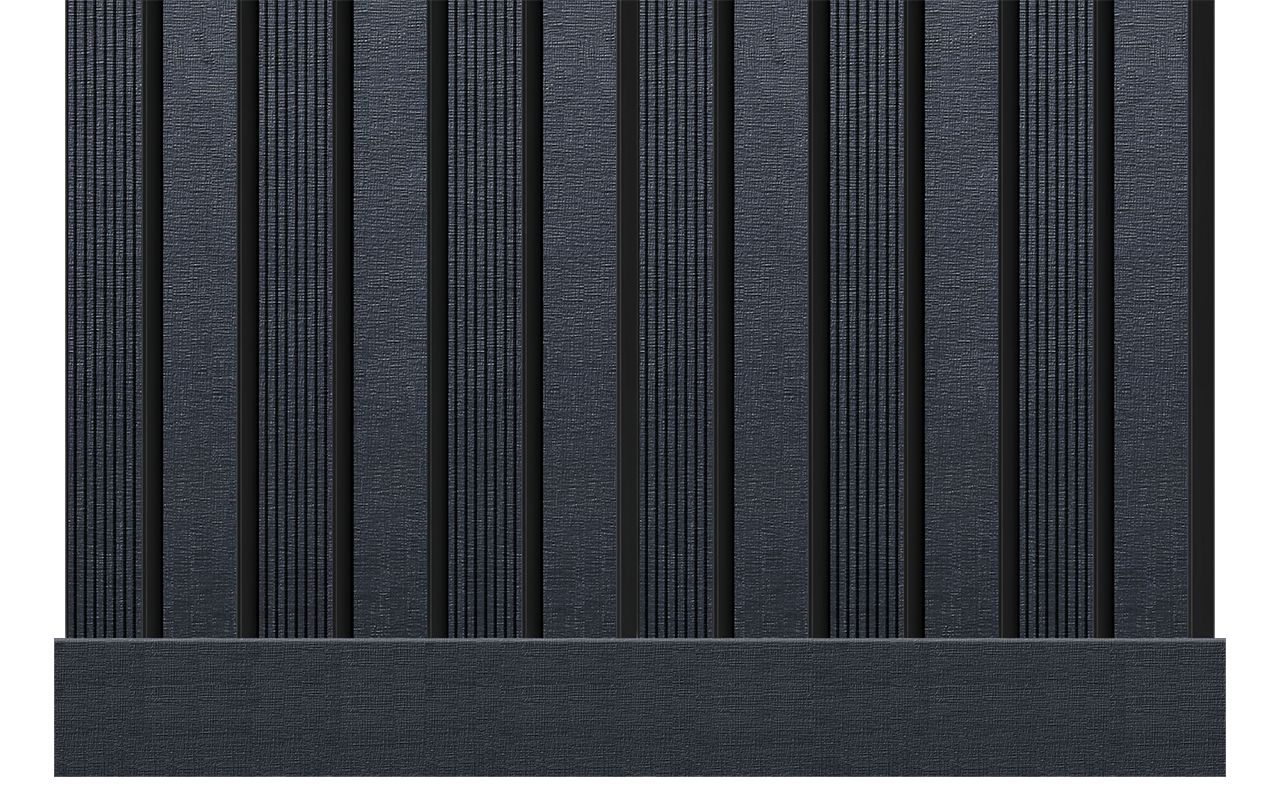 Декорированный плинтус B90V1 BK114 HIWOOD