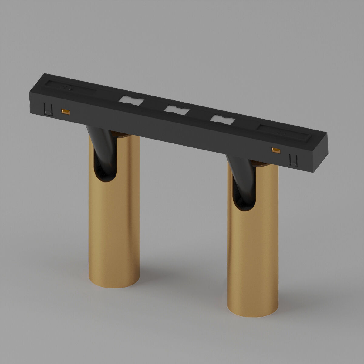 Slim Magnetic Умный трековый поворотный светильник 14W 2700-6500K Dim Dual латунь