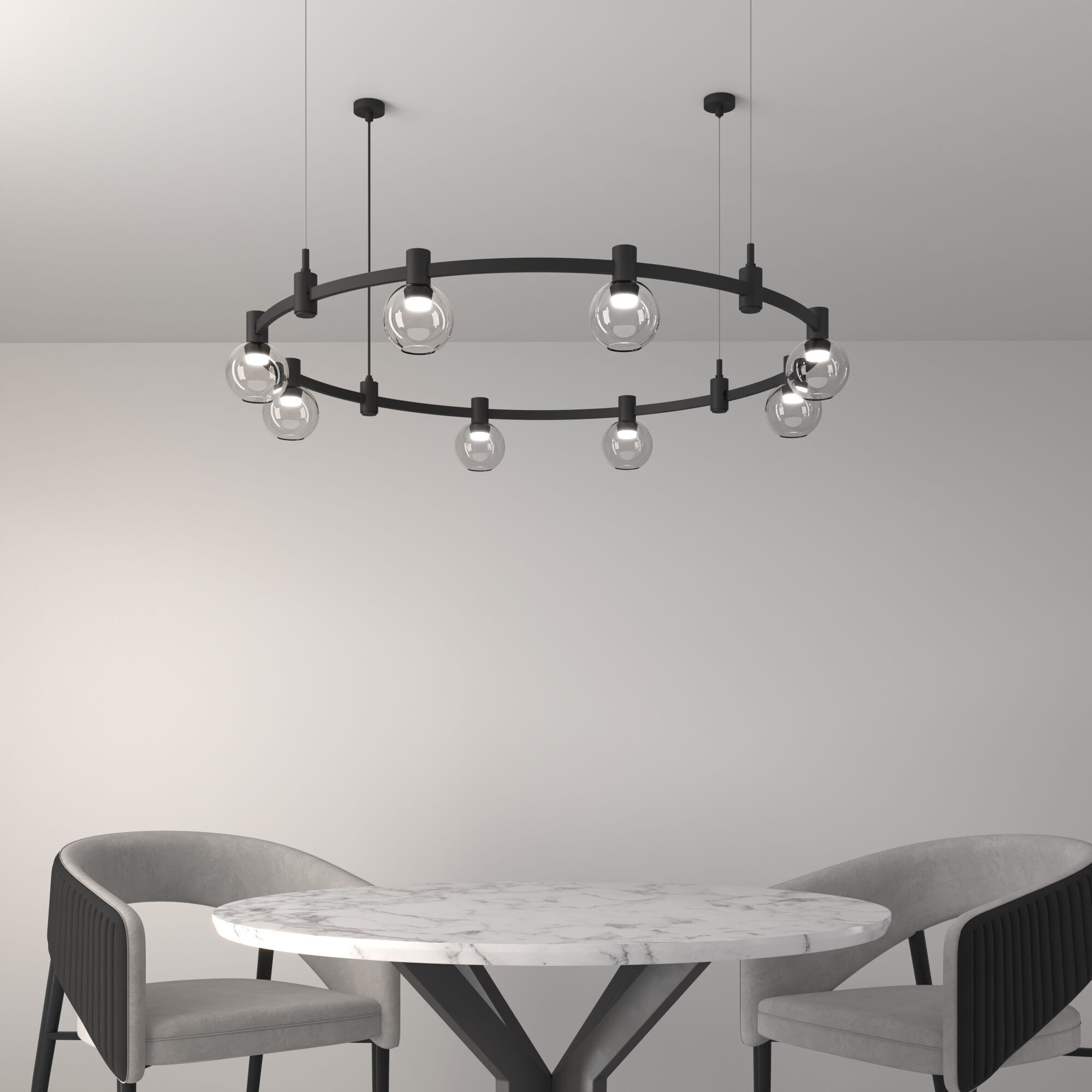 Esthetic Magnetic Трековый светильник 3W 3000K чёрный