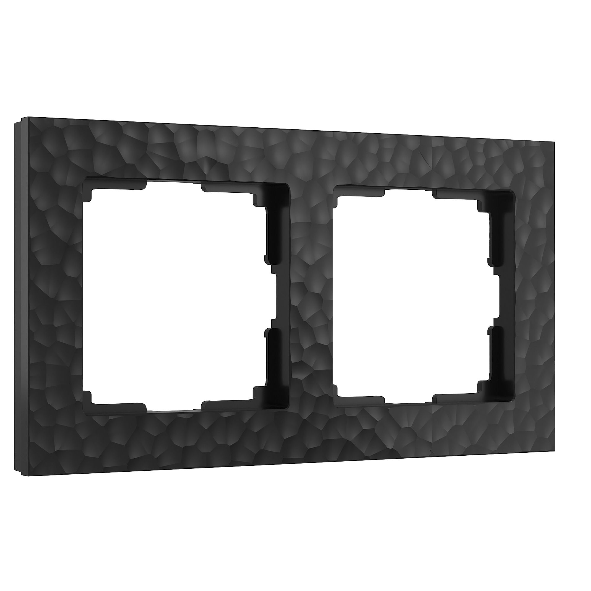 Рамка на 2 поста Hammer  (черный) Werkel