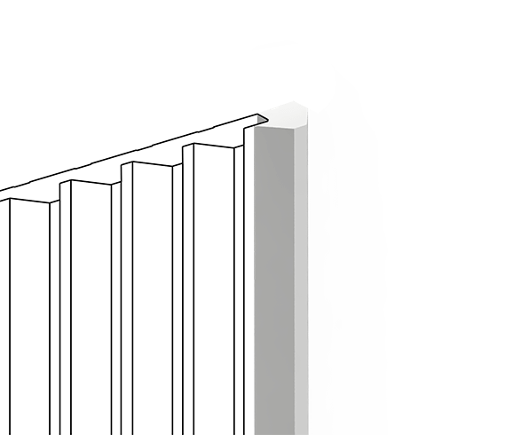 Финишный молдинг LF136B NP HIWOOD