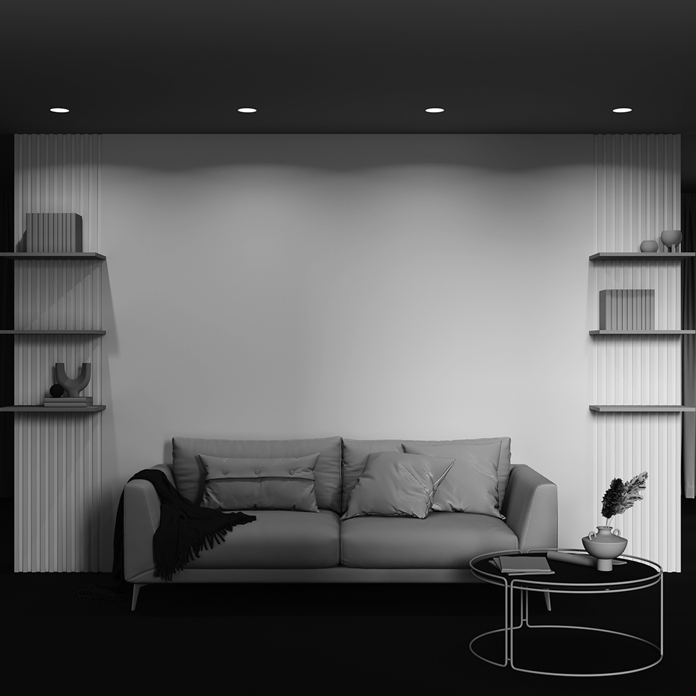 Встраиваемый светильник Maytoni Intro для натяжного(ПВХ) потолка GX53 12Вт DL019-GX53-W