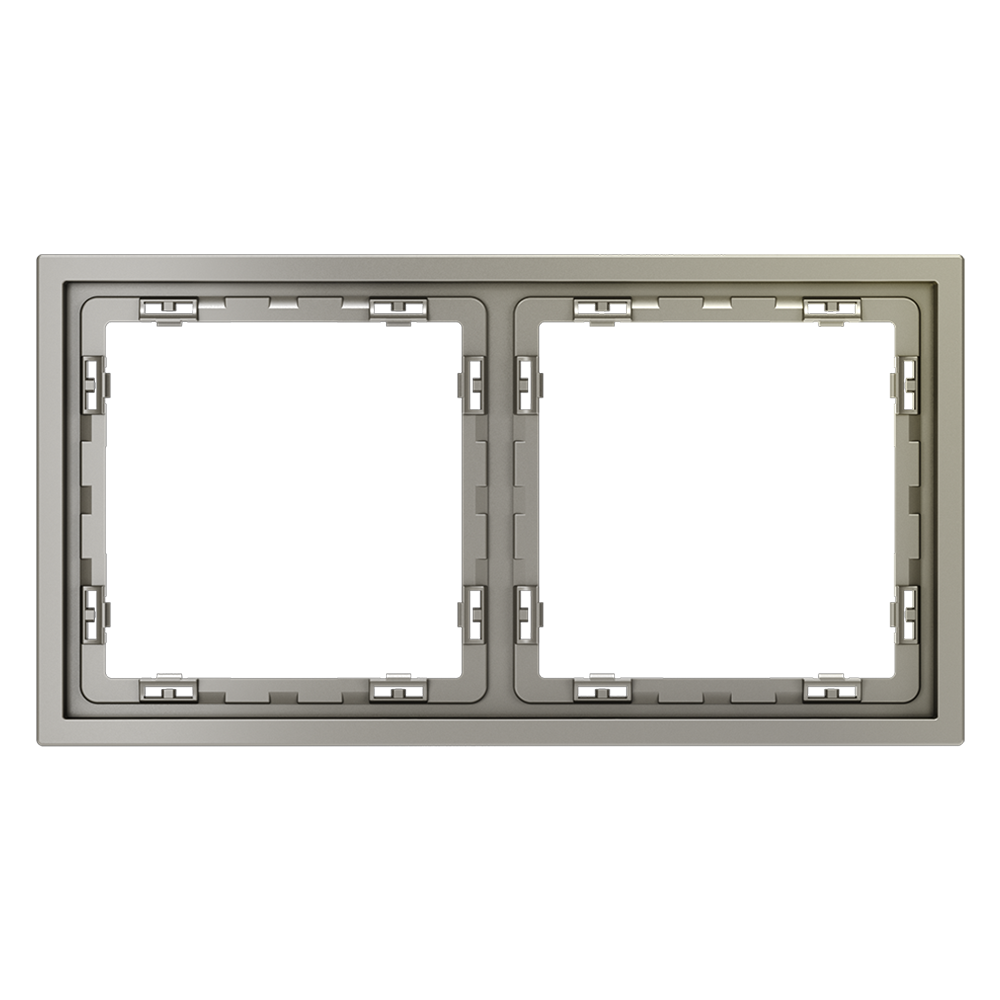 Рамка пластиковая VOLTUM S70 на 2 поста, (шелк)