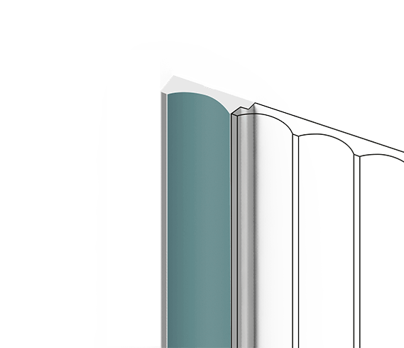 Финишный молдинг LF139A BU27 HIWOOD