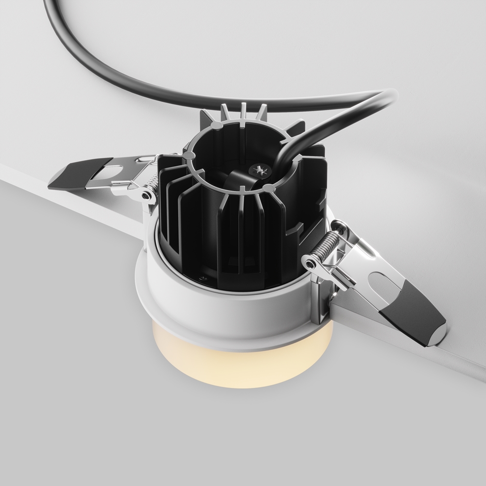 Встраиваемый светильник Maytoni Nude 3000K 12Вт 180° IP 20 DL065-12W3K-W