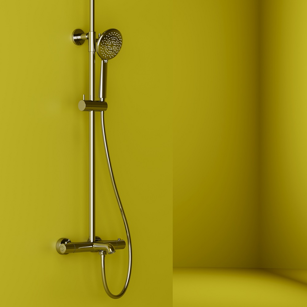 Душевая стойка Sancos Game с термостатом хром SC3001CH