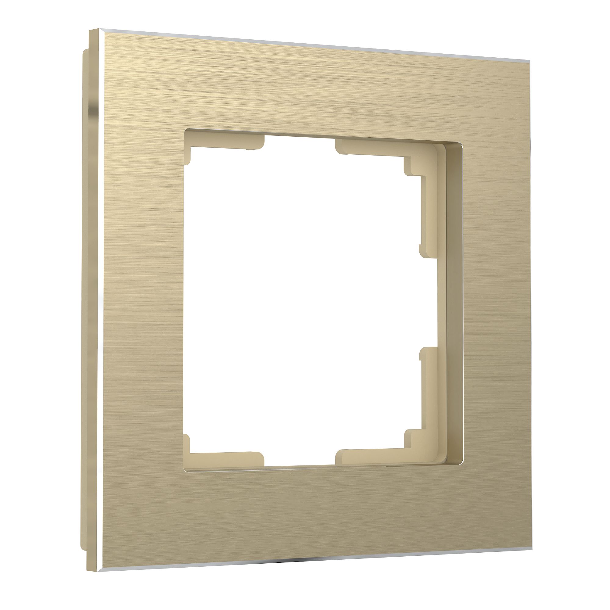 Рамка на 1 пост (шампань алюминий) Werkel