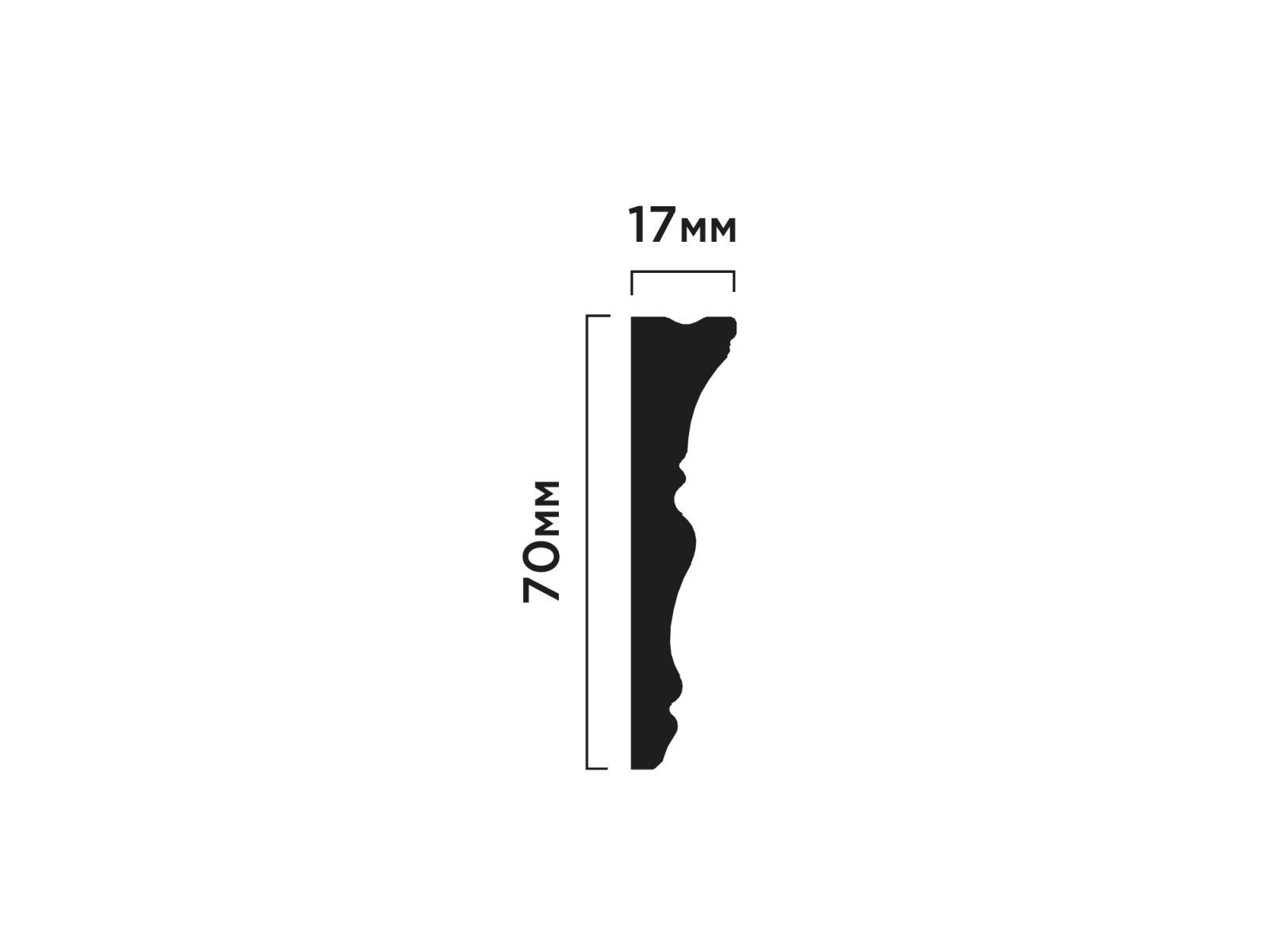 Карниз M1707 HIWOOD