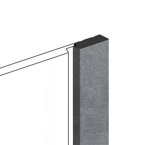 Финишный молдинг LF124B S381A HIWOOD