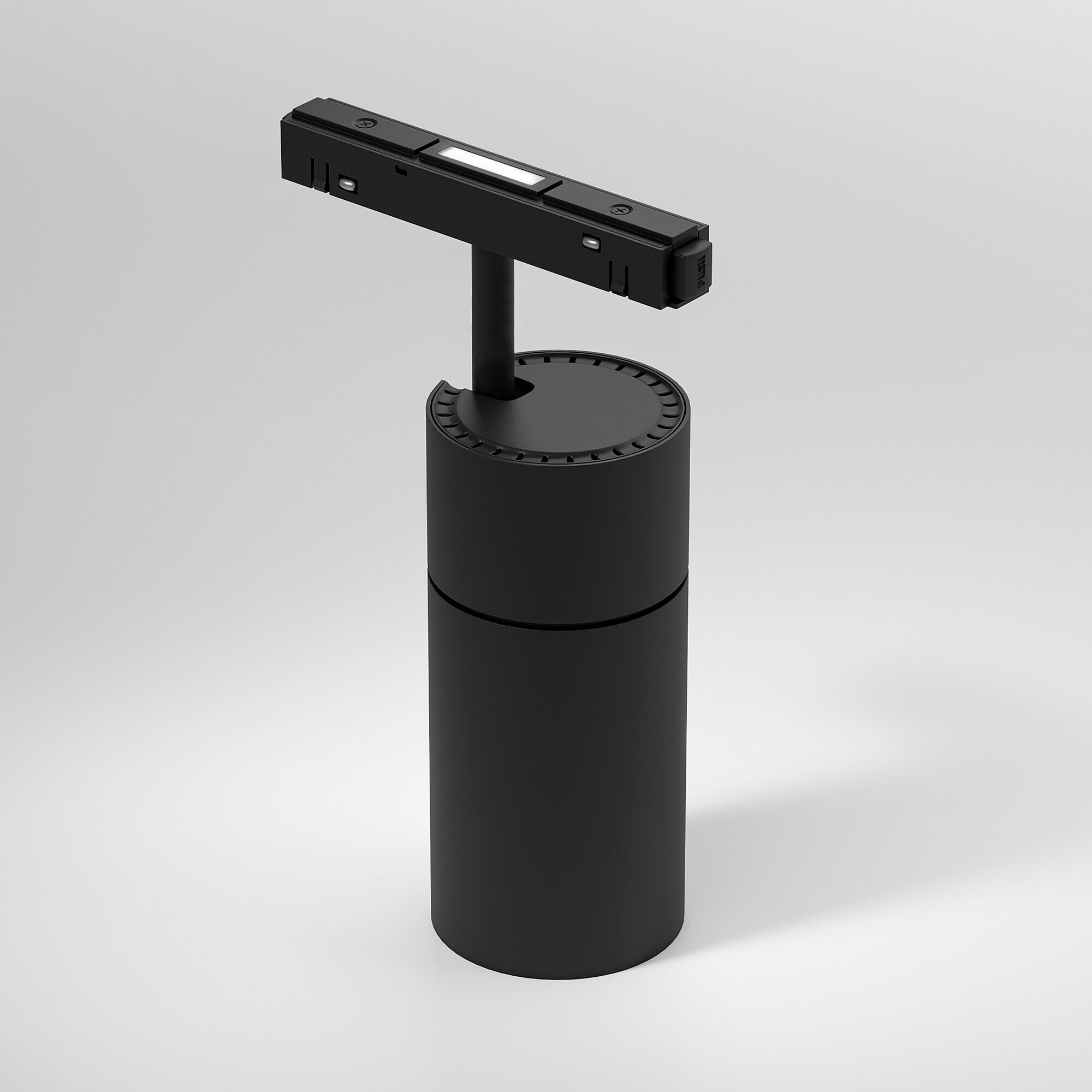 Slim Magnetic Трековый поворотный светильник 13W 4000K Kars черный