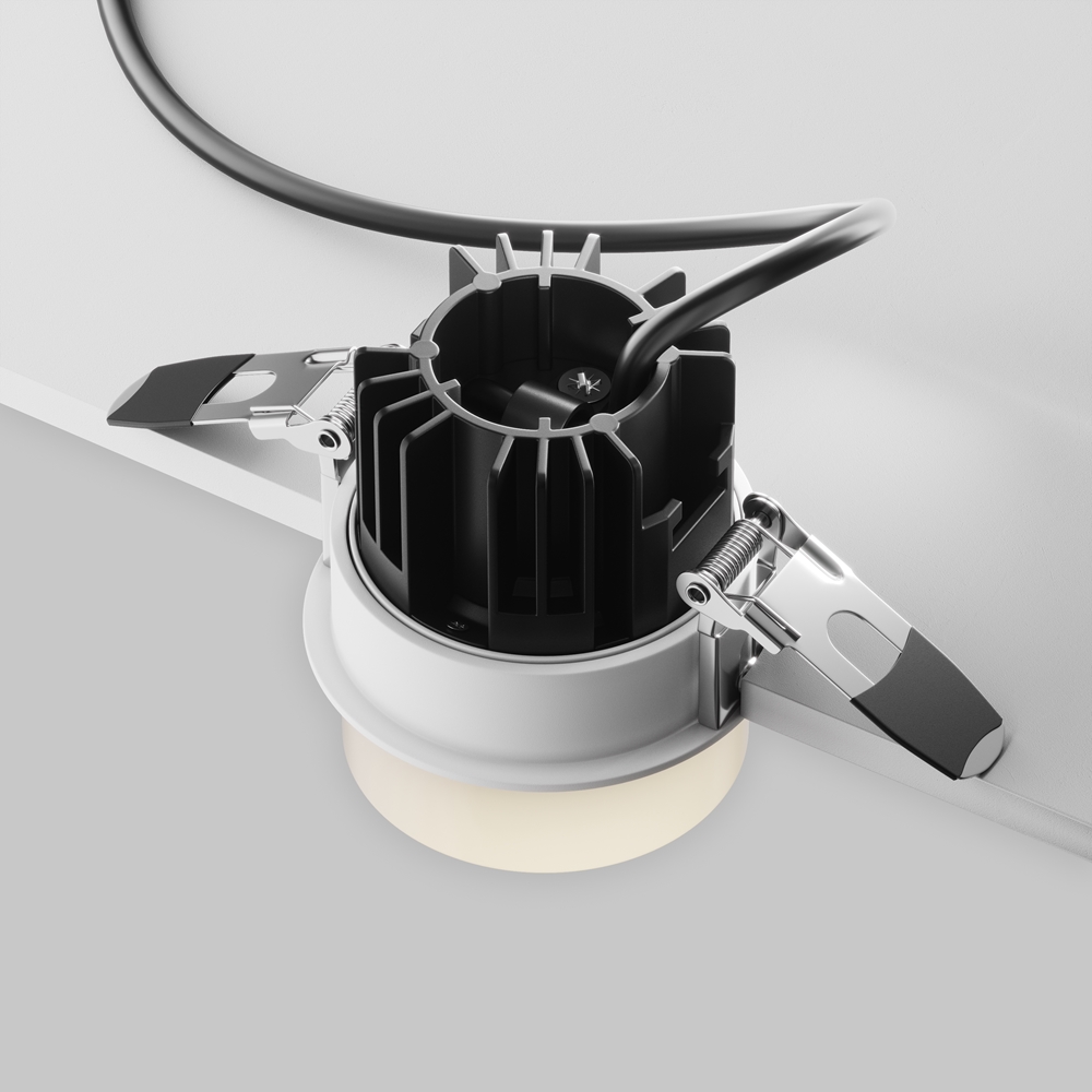 Встраиваемый светильник Maytoni Nude 4000K 12Вт 180° IP 20 DL065-12W4K-W