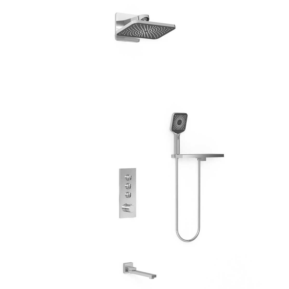 Душевая система Vincea VSFW-433TI4RCH встраиваемая в стену цвет хром