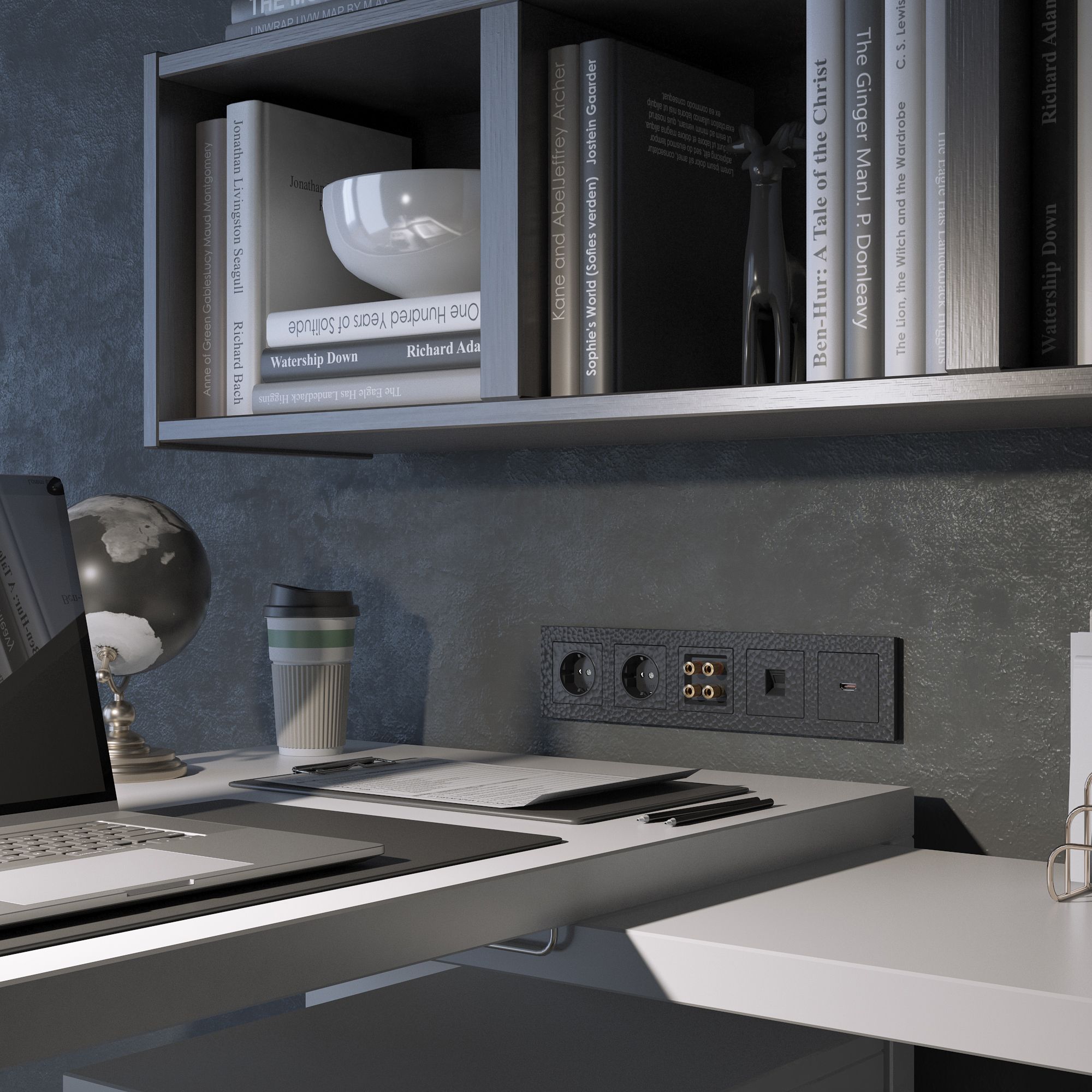 Акустическая розетка (черный) Werkel