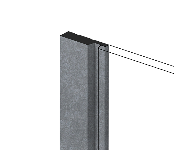 Финишный молдинг LF124A S381A HIWOOD