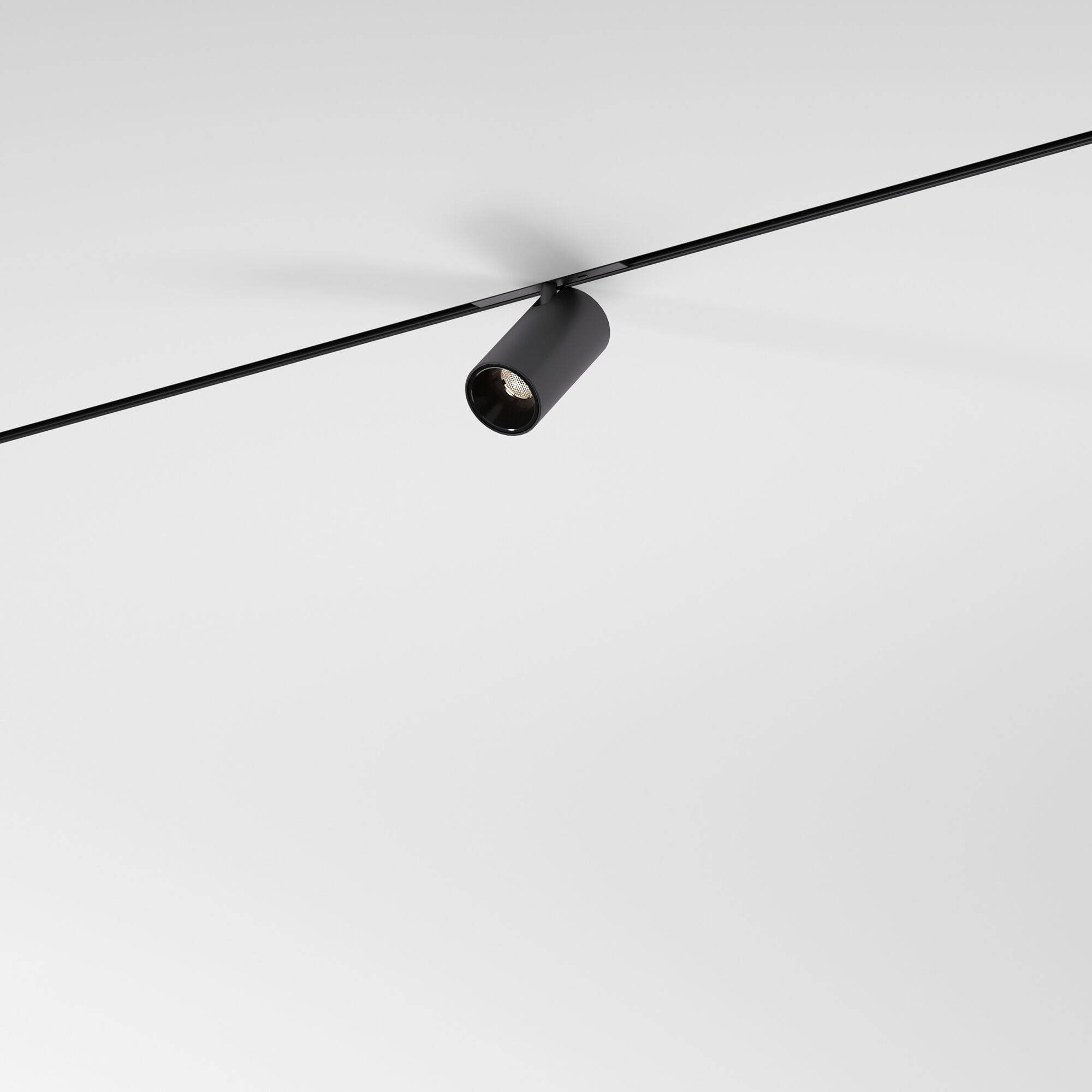 Mini Magnetic Трековый поворотный светильник 3W 3000K черный