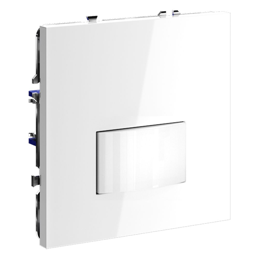 Датчик движения встраиваемый VOLTUM S70, (белый глянцевый)