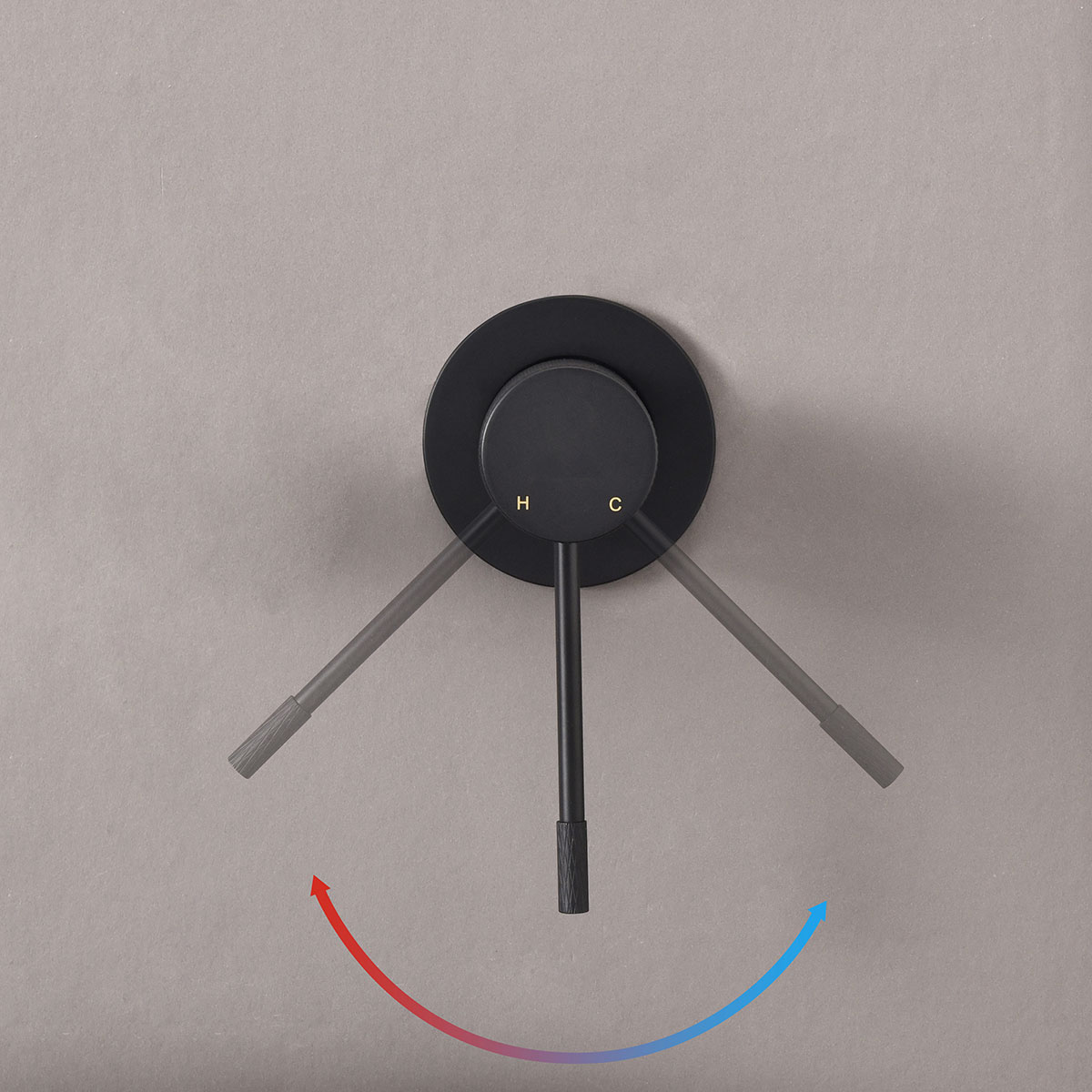 Смеситель Vincea Desire VBFW-1D1MB настенный черный