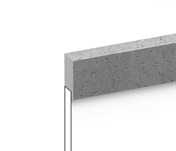 Финишный молдинг LF1 W50 HIWOOD