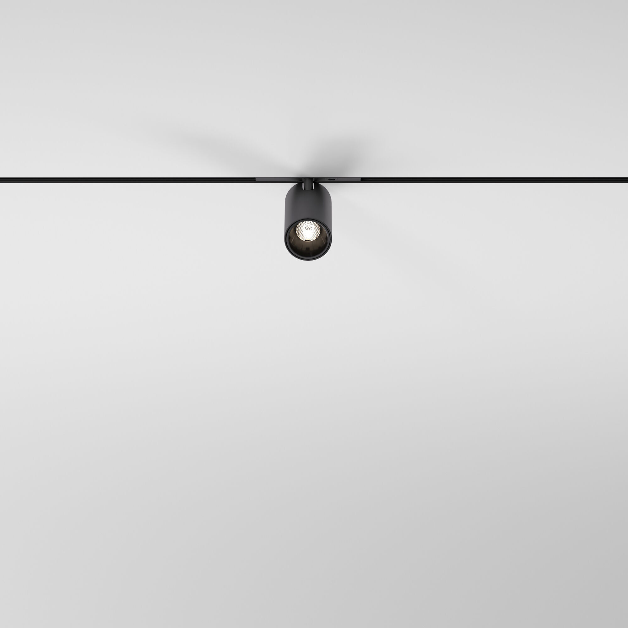 Mini Magnetic Трековый поворотный светильник 3W 3000K черный