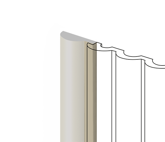 Финишный молдинг LF140A IV123 HIWOOD