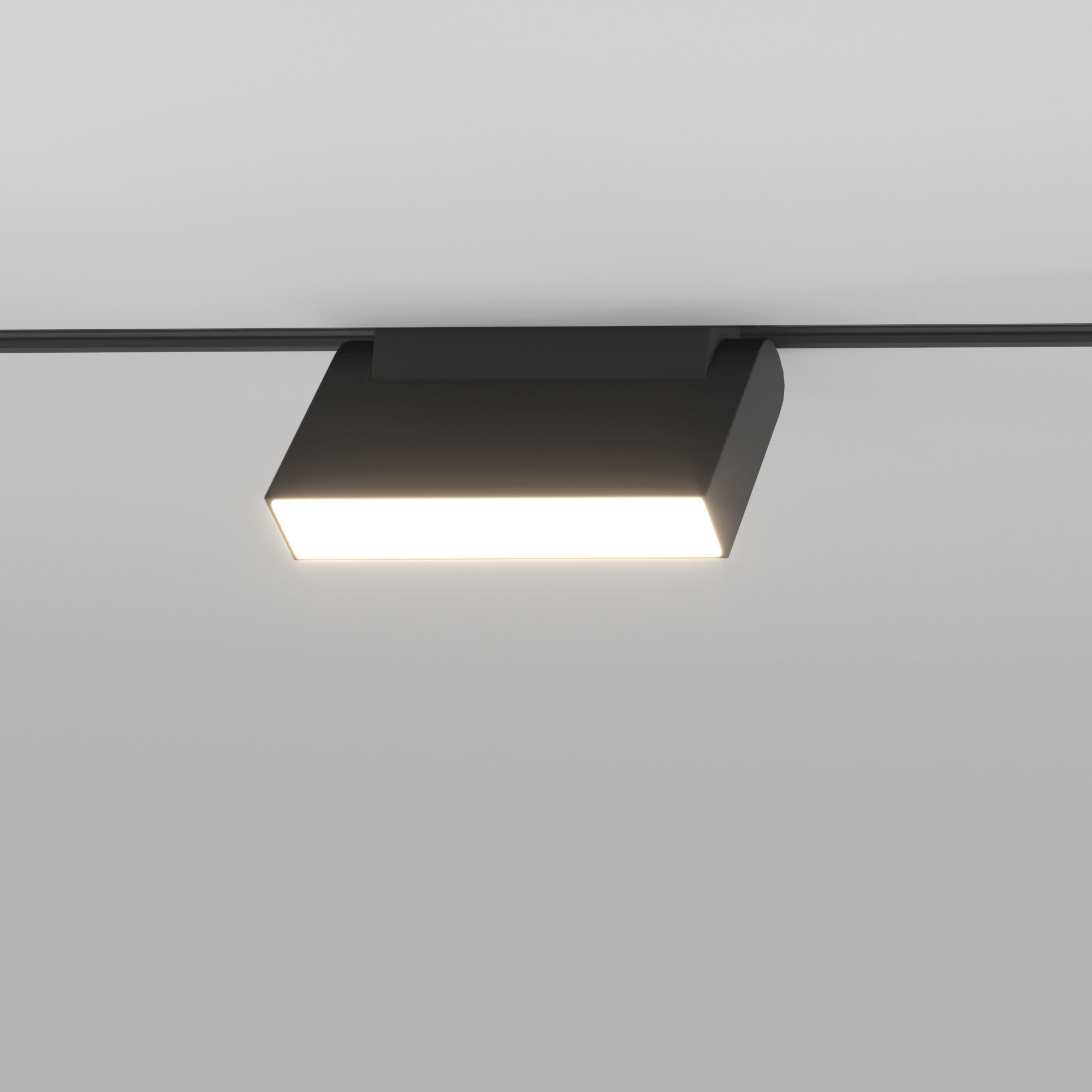 Slim Magnetic Трековый поворотный светильник 6W 4200K Kos чёрный