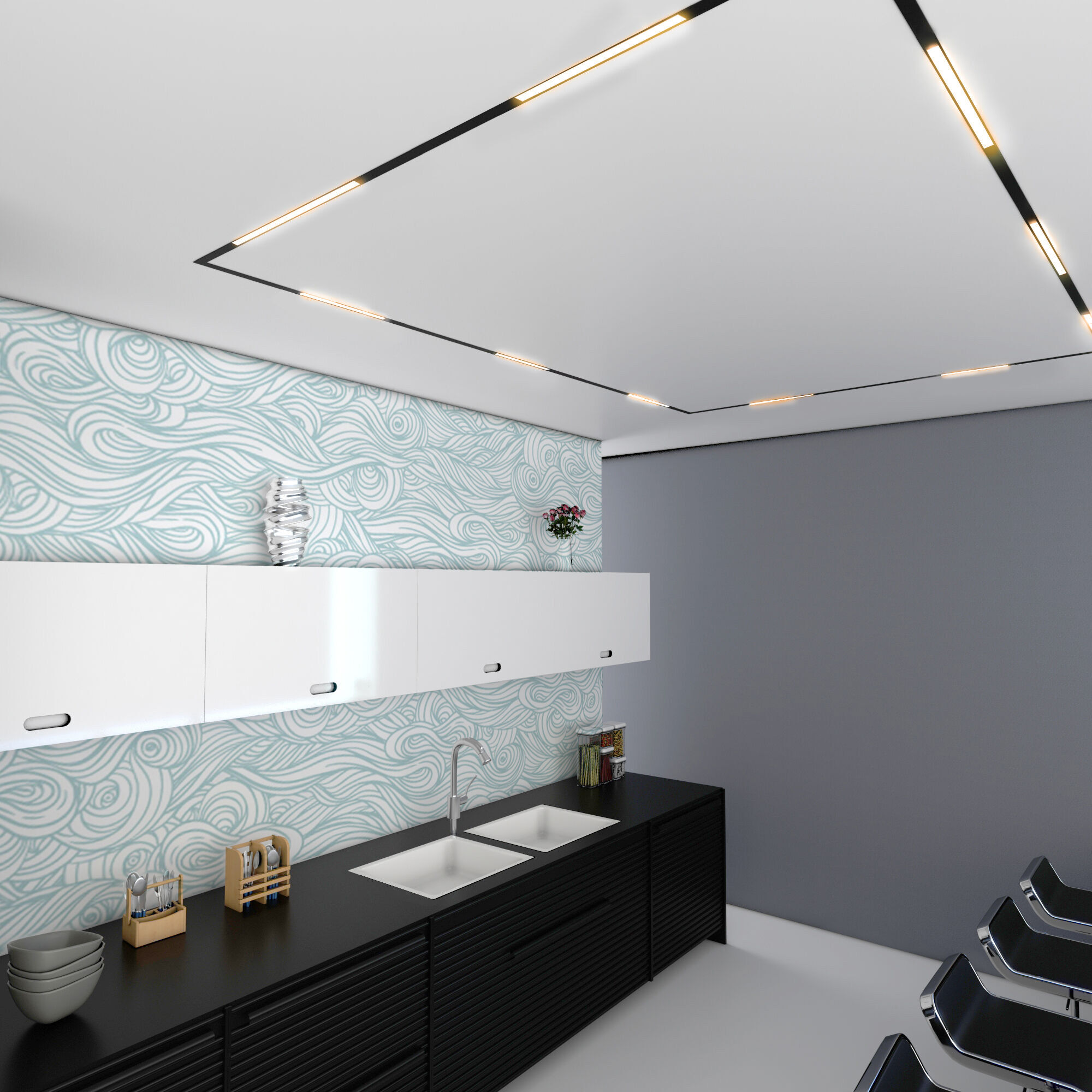 Slim Magnetic L02 Трековый светильник 20W 3000K черный